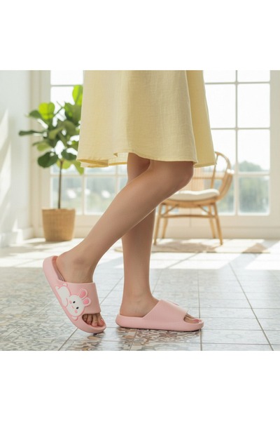 OEM Γυναικείες χαρούμενες παντόφλες, μοντέλο Κουνελάκι, casual παντόφλες για ...