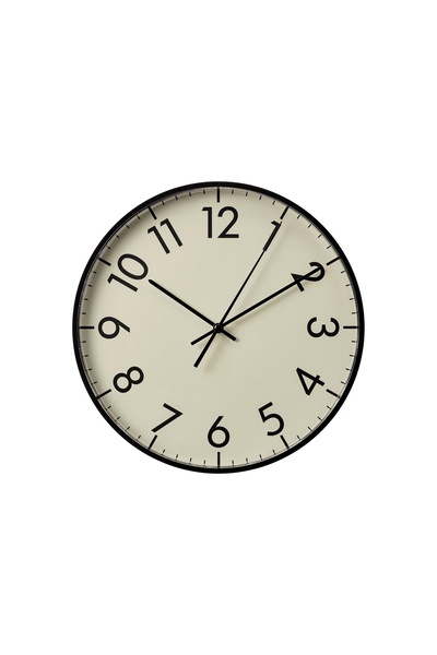 IKEA Ρολόι τοίχου Tallsparv, μαύρο-μπεζ, 28 εκ., ρολόι με αθόρυβη λειτουργία,...