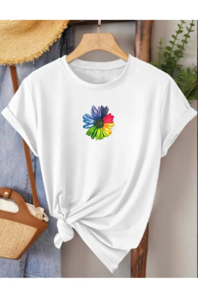 Pink Sky Premium Oversize T-Shirt 100% Βαμβάκι Unisex Άνετη Εφαρμογή Τάση Νέα...