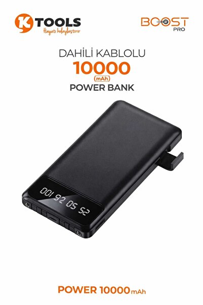 Ktools Boost Trio 10.000 mAh Powerbank Fenerli