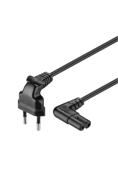 Pentzone Cablu de Alimentare Tip Casetofon Euro Plug 90 Grade la 2 Pini Mama ...
