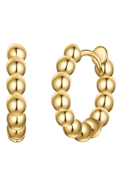 Rafaela Donata Silberohrcreolen Creolen Sterling Silber gelbgold