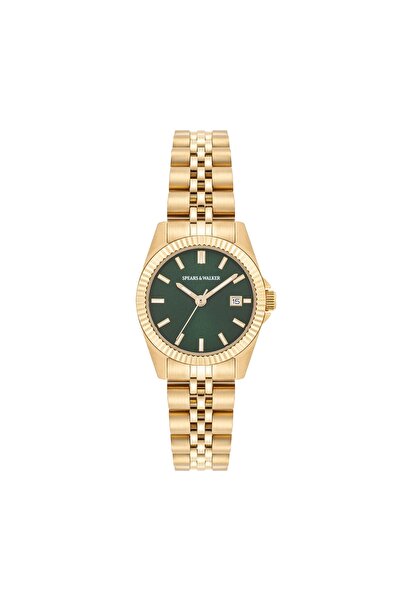 Spears & Walker Quarzuhr Damen Quarzuhr gelbgold Edelstahl gelbgold