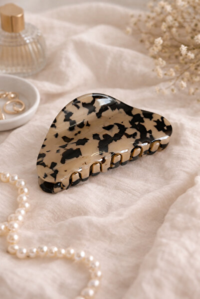 PABALAS Luxury Bone Hairpin – Premium Acetate Large Hair Clip (Patterned Coll...