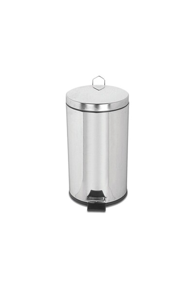 Palex Κάδος απορριμμάτων χρωμίου με πεντάλ 16 Lt 1 τεμ