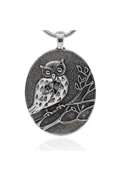 GemSale Pandantiv mare din metal, bufniță, 68*47mm