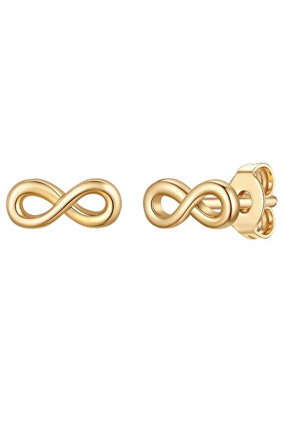 Lulu & Jane Modeschmuckohrstecker Ohrstecker gelbgold
