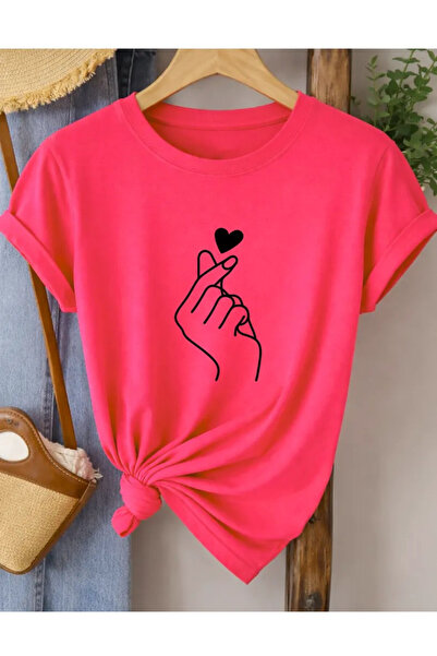 Pink Sky Premium Oversize T-Shirt 100% Βαμβάκι Unisex Άνετη Εφαρμογή Τάση Νέα...