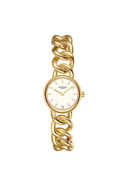 Glanzstücke München Quarzuhr Damen Quarzuhr gelbgold Edelstahl gelbgold