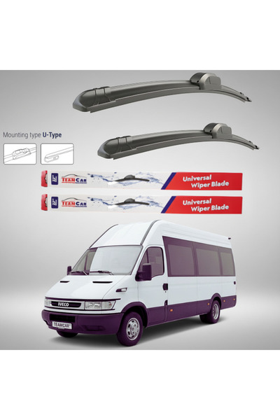TEAMCAR IVECO Daily MK3 Μίνιμπας (2004–2006) Επίπεδοι Υαλοκαθαριστήρες |   Μπ...