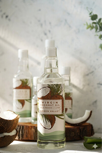 Greenvalley Virgin Coconut Oil 1ltr 100% Pure Cold Pressed