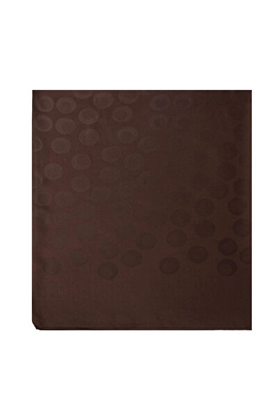 şehri şal Polka Dot Pattern Jacquard Shawl Brown