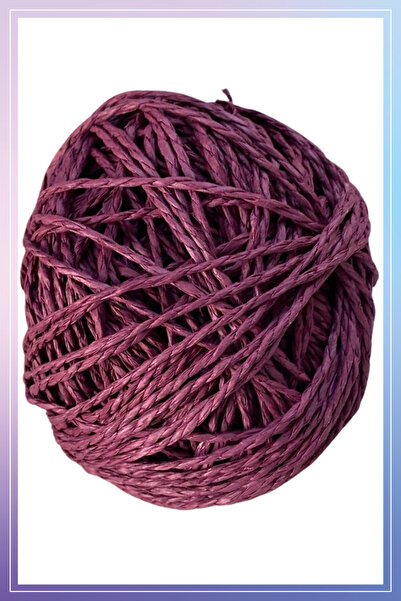 Mai Handmade Doğal Kağıt Ip 100 gr Yaklaşık 100-120 Metre Sarılmış Kağıt Ip Ö...