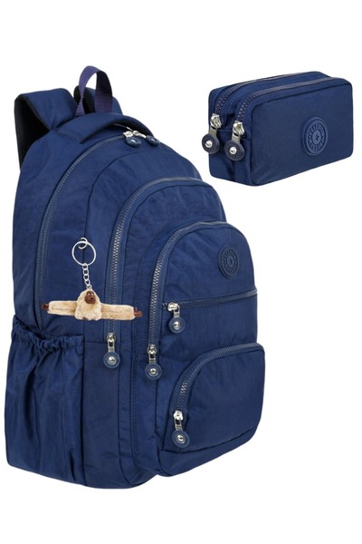 great bags حقيبة ظهر فاخرة للغاية باللون الأزرق الداكن للجنسين، حقيبة ظهر للم...