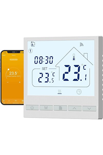 Dotail BEOK Έξυπνος Θερμοστάτης WiFi, TOL47WIFI-WPB, προγραμματιζόμενος, 8,5 ...