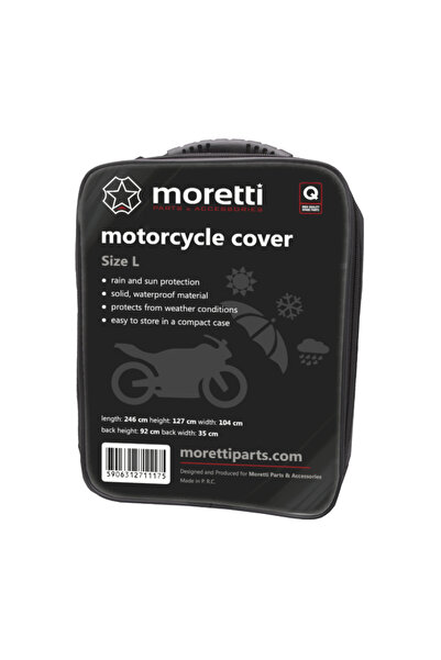 MMX Prelata moto exterior, material impermeabil, 246cm x 104cm x 127cm, marime L