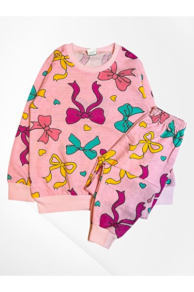 Fil Kids Κοριτσίστικο σετ χειμερινής πιτζάμας από βαμβακερό ύφασμα σε ροζ από...