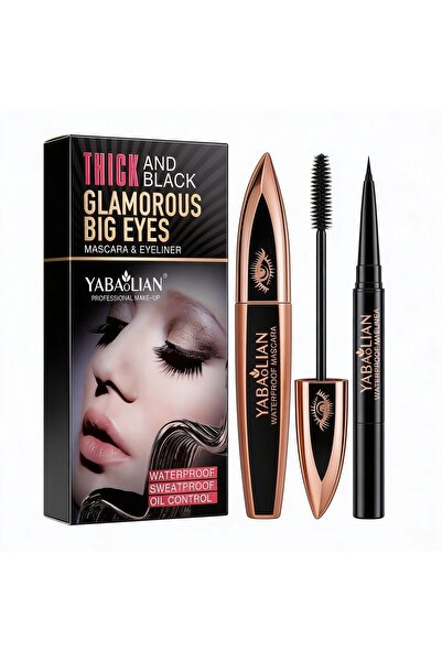 YABAOLIAN 2 σε 1 Αδιάβροχη Μάσκαρα & Λάινερ