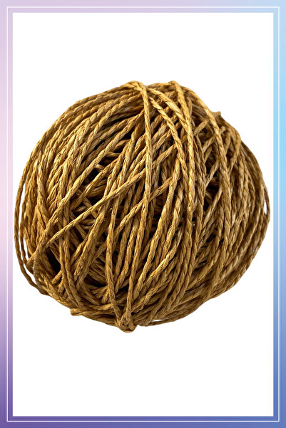Mai Handmade Doğal Kağıt Ip 100 gr Yaklaşık 100-120 Metre Sarılmış Kağıt Ip Ö...