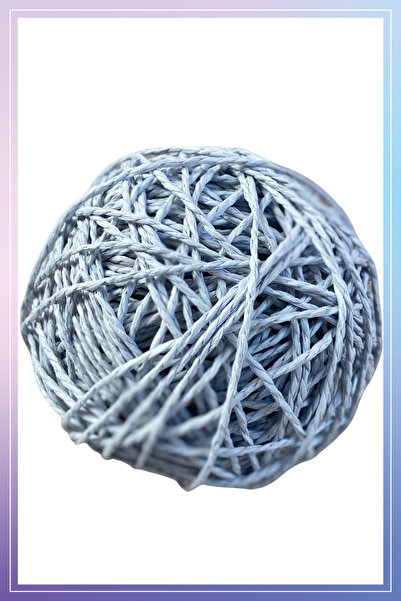 Mai Handmade Doğal Kağıt Ip 100 gr Yaklaşık 100-120 Metre Sarılmış Kağıt Ip Ö...