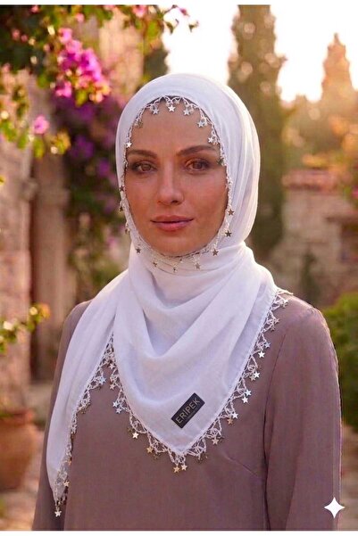 ÇEÇEN HOME Πολύχρωμο Κεντημένο Φουλάρι Γιέμενι με Αστέρια, Πακέτο με Χάντρες ...