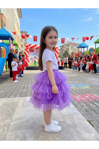 Yağmurun Butiği Cheerful Colors Tutu Set for Special Occasions and Holidays