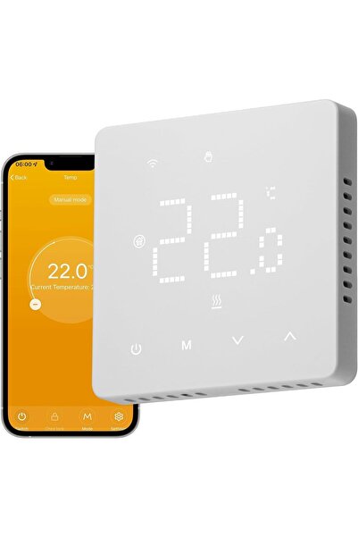 Dotail BEOK Έξυπνος Θερμοστάτης WiFi, TGM50WIFI-WPB, προγραμματιζόμενος, επιτ...