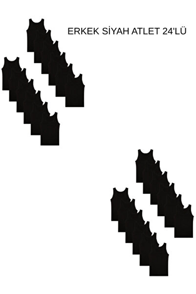 Zeta Group Ανδρικά Αθλητικά Εσώρουχα Μαύρου Χρώματος, Συσκευασία 24 τεμαχίων ...