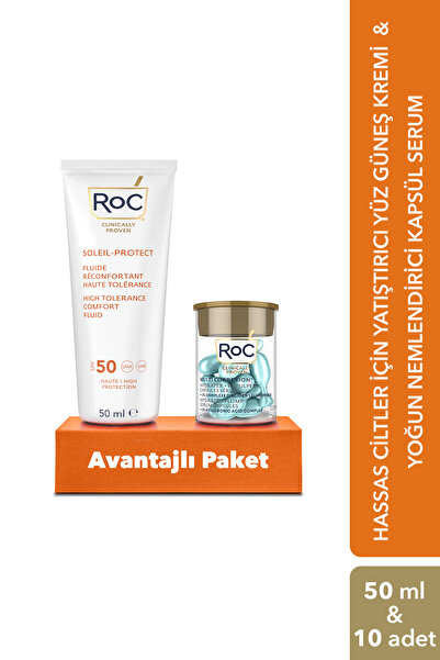 Roc AVANTAJ SPF 50 Hassas Ciltler İçin Yatıştırıcı Yüz Güneş Kremi 50 ml
