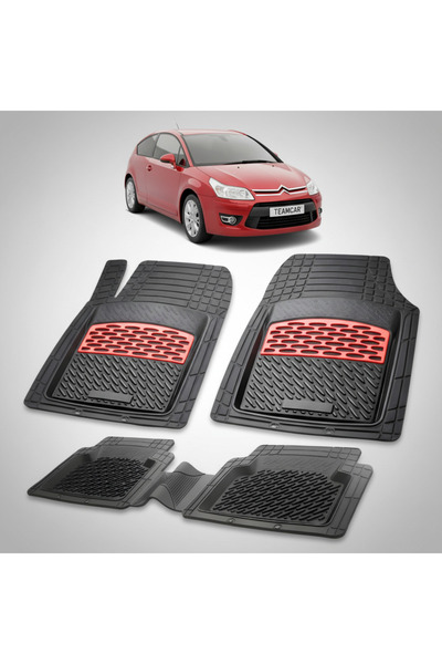TEAMCAR Πατάκια Μοκέτας Citroen C4 Hatchback 3 Πόρτες Συμβατά με Facelift 200...