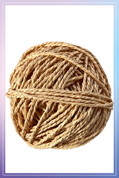 Mai Handmade Doğal Kağıt Ip 100 gr Yaklaşık 100-120 Metre Sarılmış Kağıt Ip Ö...