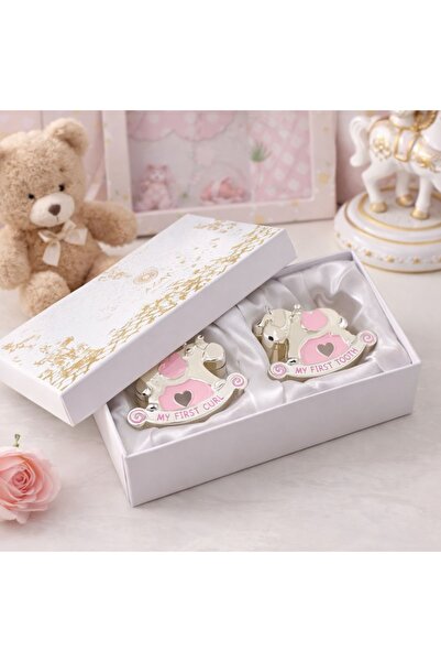 Azay Σετ Δώρου για Κοριτσάκι – Πρώτο Κολιέ & Πρώτο Δόντι, Ροζ Σχέδιο, Περιλαμ...