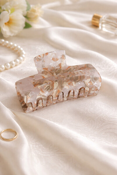 PABALAS Luxury Bone Hairpin – Premium Acetate Large Hair Clip (Patterned Coll...