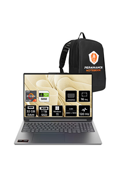 LENOVO IdeaPad Pro 5 Ryzen AI 7 350 32GB 1TB SSD RTX5050/8GB 16" 2.8K OLED 11...