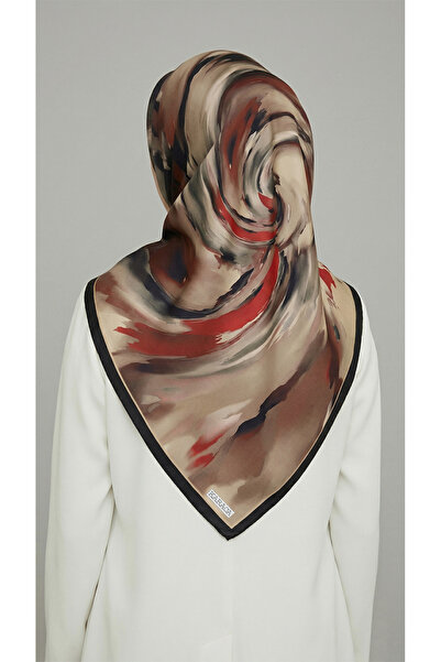 Karaca ΦΟΥΝΤΟΥΛΑ ΡΑΙΟΝ ΜΕ ΣΧΕΔΙΟ ΡΕΥΜΑΤΙΚΗΣ ΡΟΥΧΙΣΗΣ - ΜΑΥΡΟ / ΚΟΚΚΙΝΟ