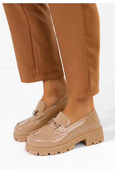 B T Shoes Mocasini dama lacuiti Elvilia kaki