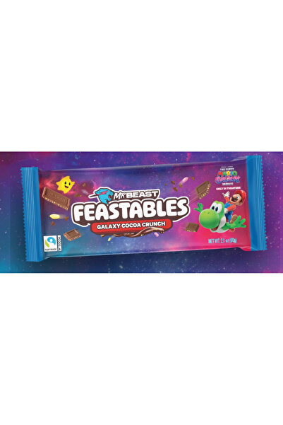 Feastables Mr Beast Galaxy Cocoa Crunch The Super Marıo Galaxy Movıe Çikolata...