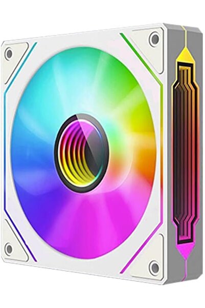 TAPLIN BUBALUS B-4Pro 120 mm ARGB PWM PC Kasa Fanı Beyaz – Infinity Mirror & ...