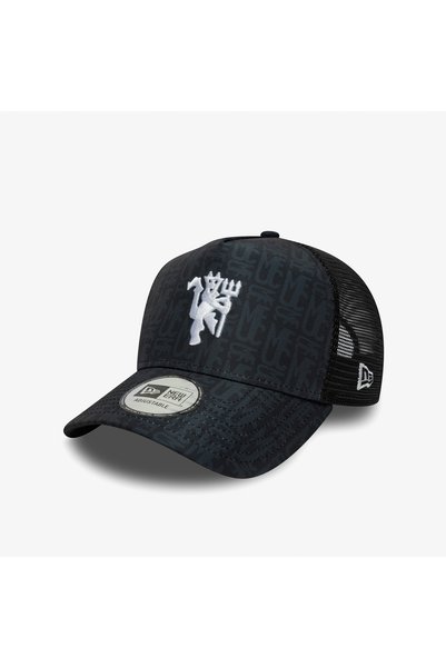 NEW ERA Aop Trucker Manchester United Unisex Siyah Şapka