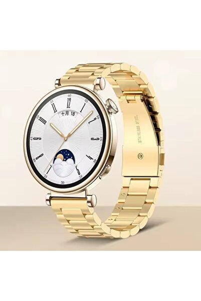 Alstrap Huawei Watch GT6/Gt4/Gt5 41mm Gt 5 Pro 42 mm Uyumlu 18mm Paslanmaz Çe...