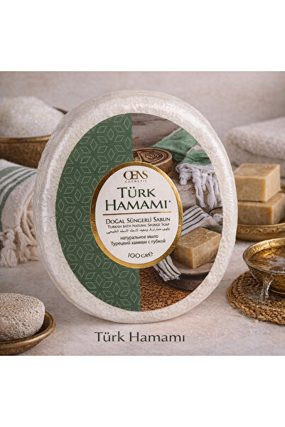 OENS COSMETİC Turkish Hammam Scented Sponge Soap
