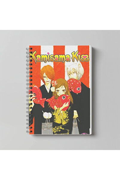 nihonwosekai Caiet spiralat A4 cu tematică anime Kamisama Kiss, 60 de foi