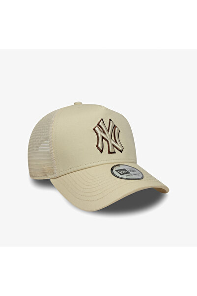 NEW ERA Outline Ef Trucker Neyyan Unisex Bej Şapka
