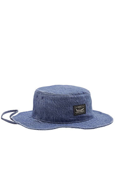 Levis Καλοκαιρινό καπέλο ψαρά με κορδόνι περίσφιξης, χρώμα ινδιγκό Ωκεανού με...