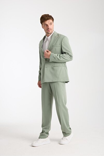 FASHİON PLAZA Men's Oversize Suit – Modern Relaxed Fit