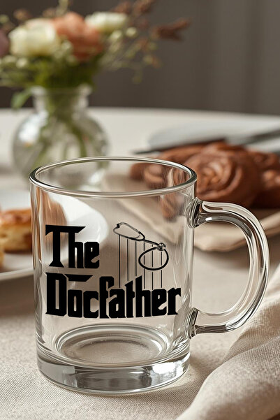 giftkonsept كوب هدية مطبوع عليه The Docfather، هدية مضحكة للطبيب العامل في مج...