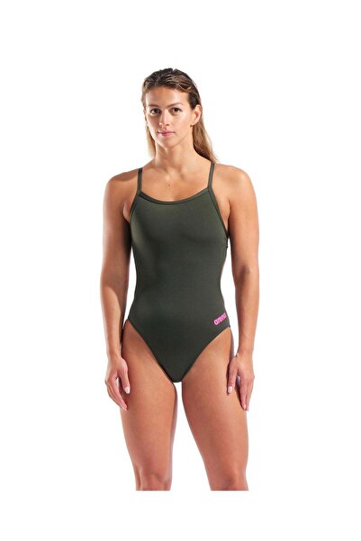ARENA Γυναικείο Ολόσωμο Μαγιό Αγωνιστικό Μονόχρωμο
