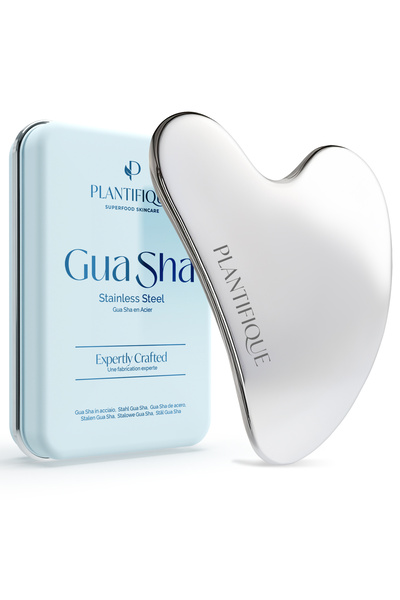 Plantifique Gua Sha Facial – Masaj Facial, Sculptare Față, Jawline, Drenaj Li...