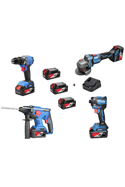 Dong Cheng - 4 LÜ SET (KIRICI DELİCİ + DARBELİ VAİDALAMA + TORKLU VİDALAMA + ...