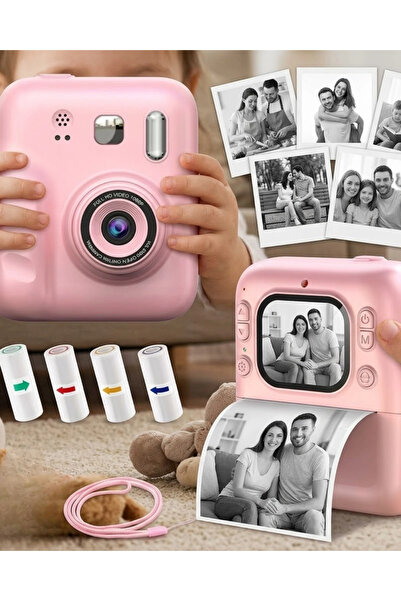 shopwave BRK Y300H PRİNTER KAMERA PEMBE
